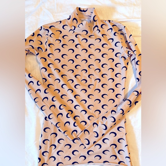 Tan all over moon print top - Picture 4 of 11